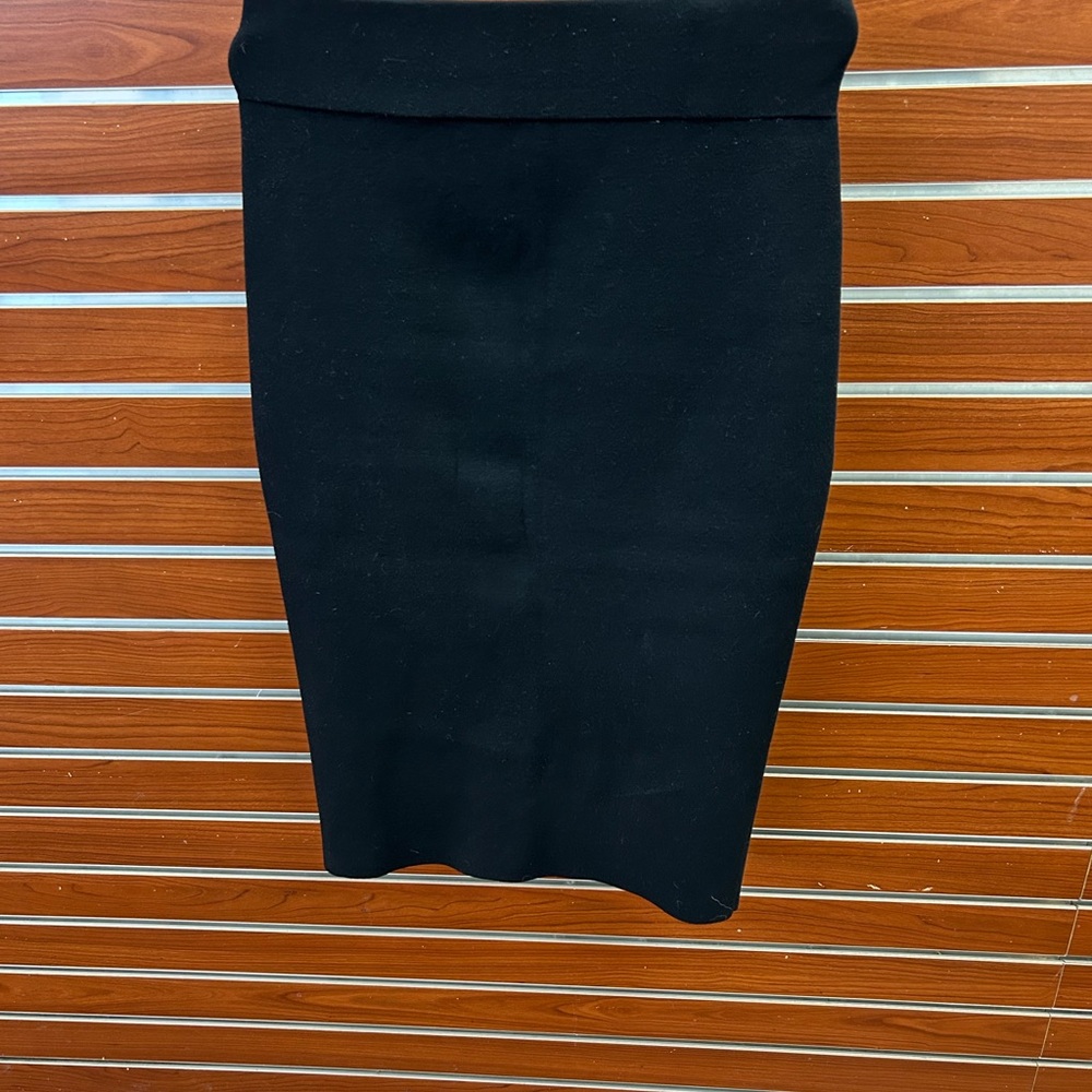 Milly Black Knee-Length Pencil Skirt for Work